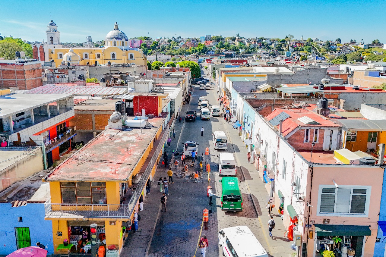Inicia el Ayuntamiento de Tlaxcala con la rehabilitación de la calle 20 de Noviembre